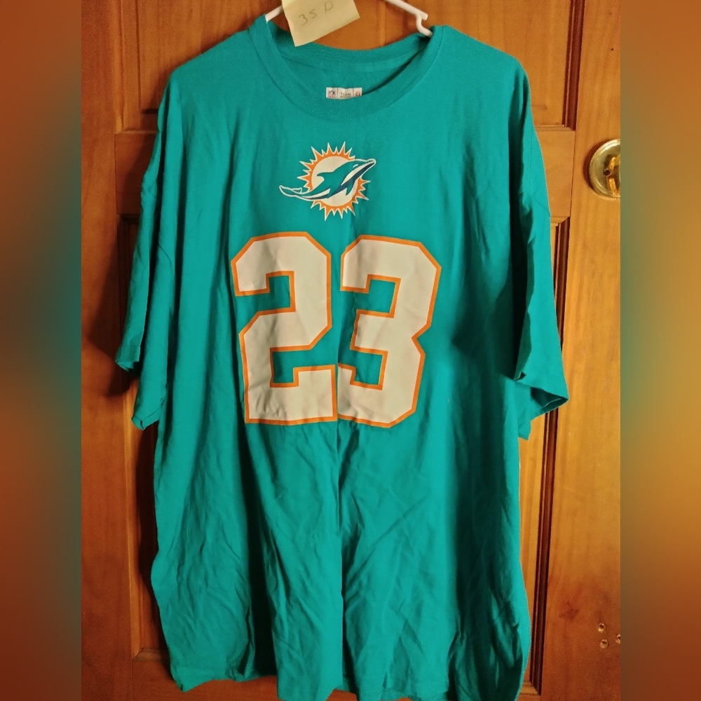 Men's NWT Miami Dolphins Tshirt size 2xl. Ajayi 23